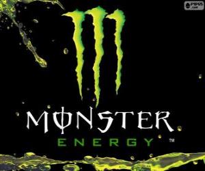 пазл Monster Energy логотип